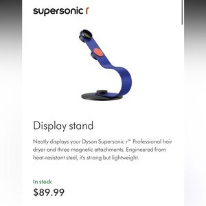 Dyson Hair Dryer Stand - Vibrant Blue